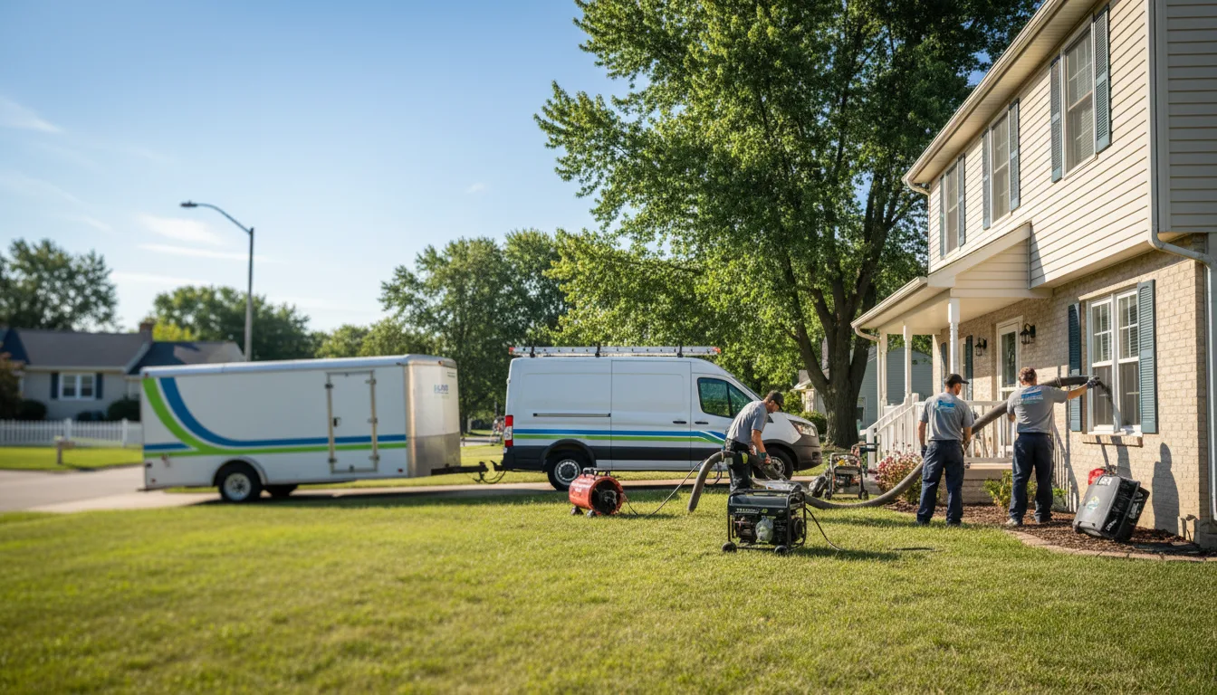 Flooded Basement Restoration And Cleanup With Repair in North Branch, MI near me